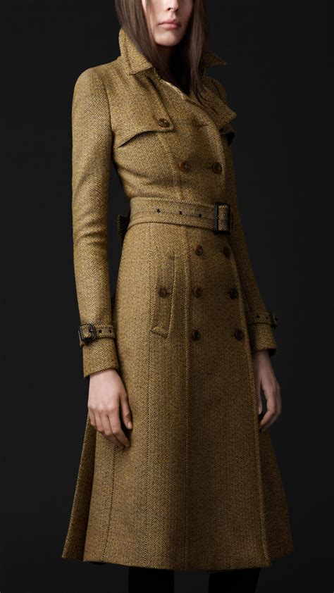 burberry long wool coats|Burberry plaid wool coat women.